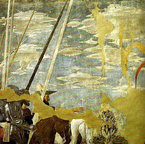 Piero della Francesca the legend of the true cross, detail